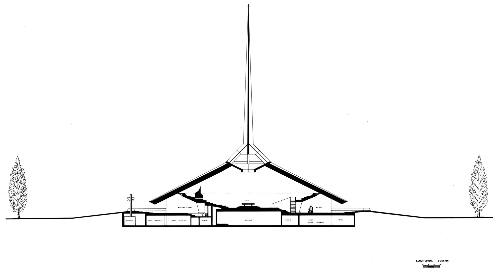 North Christian Church by Eero Saarinen: Church inspired from Angkor Wat and Borobudur - Sheet12