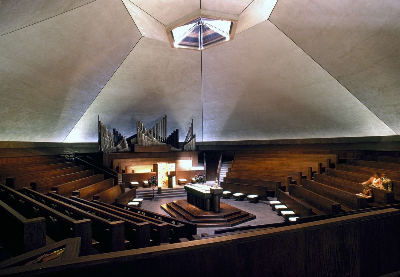 North Christian Church by Eero Saarinen: Church inspired from Angkor Wat and Borobudur - Sheet5