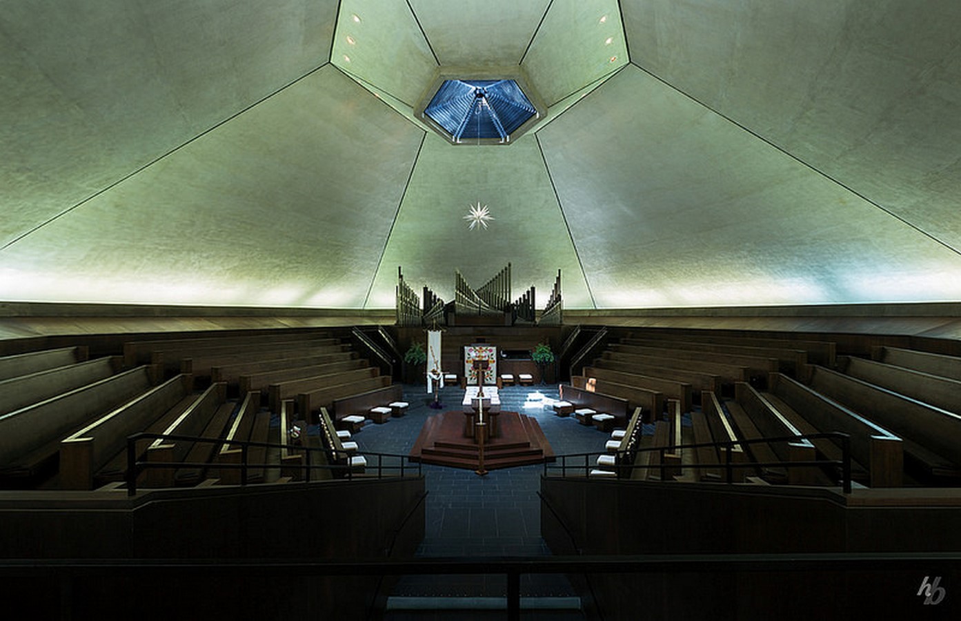 North Christian Church by Eero Saarinen: Church inspired from Angkor Wat and Borobudur - Sheet9