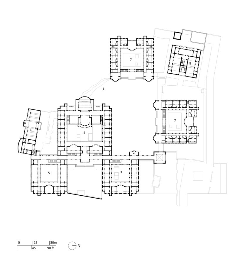 Entrepreneurship Development Institute by Bimal Patel: A sequence of spaces- Sheet2