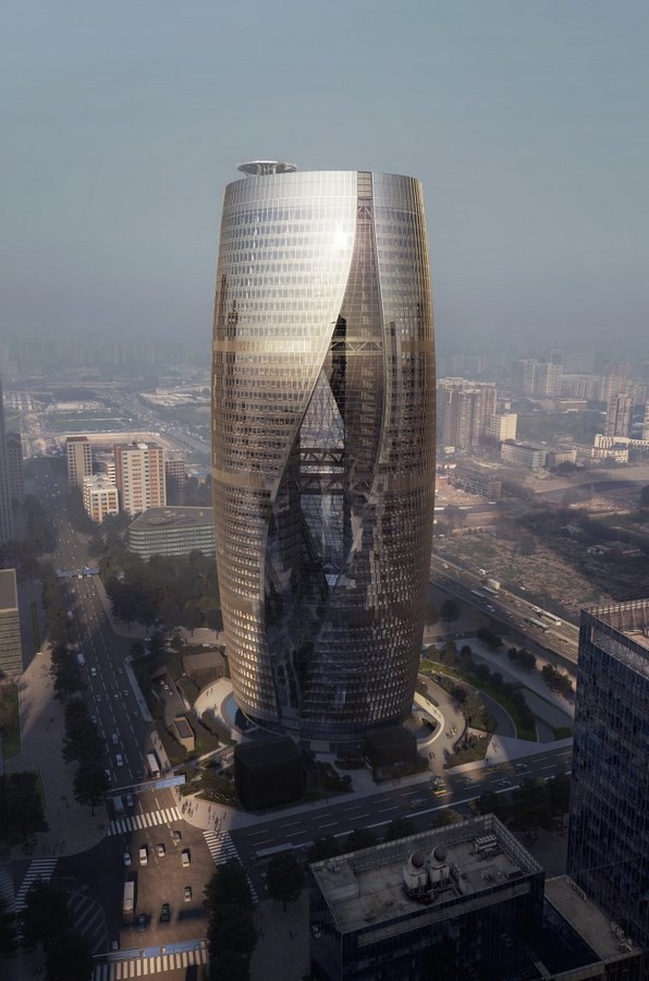 Torre de innovación del Jockey Club, China