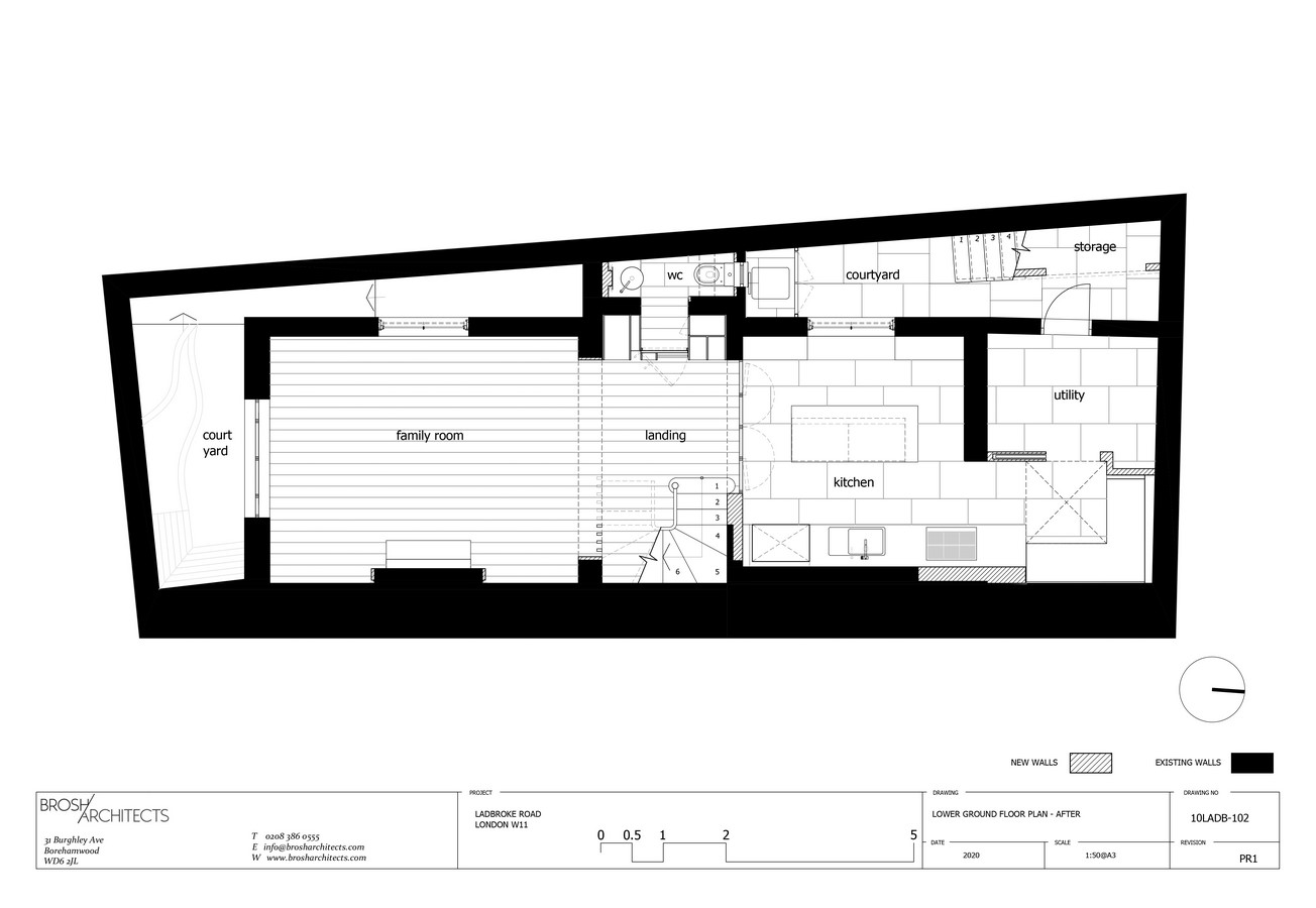 Notting Hill Townhouse by Brosh Architects - Sheet1