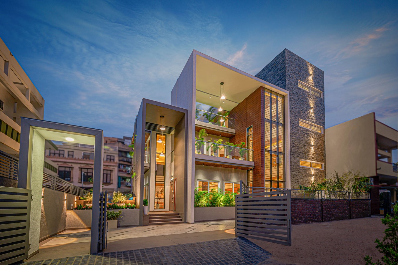 Urban Frame House by Shayona Consultant - Sheet14