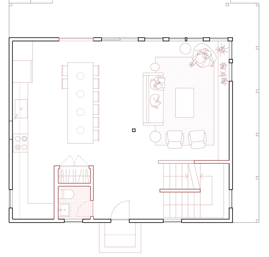 House with a Curved Stair by Primary Projects - Sheet12