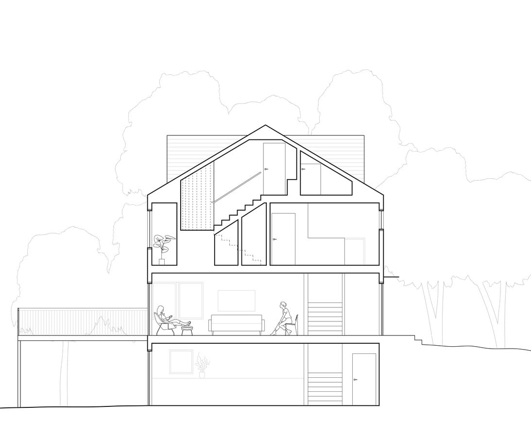 House with a Curved Stair by Primary Projects - Sheet7
