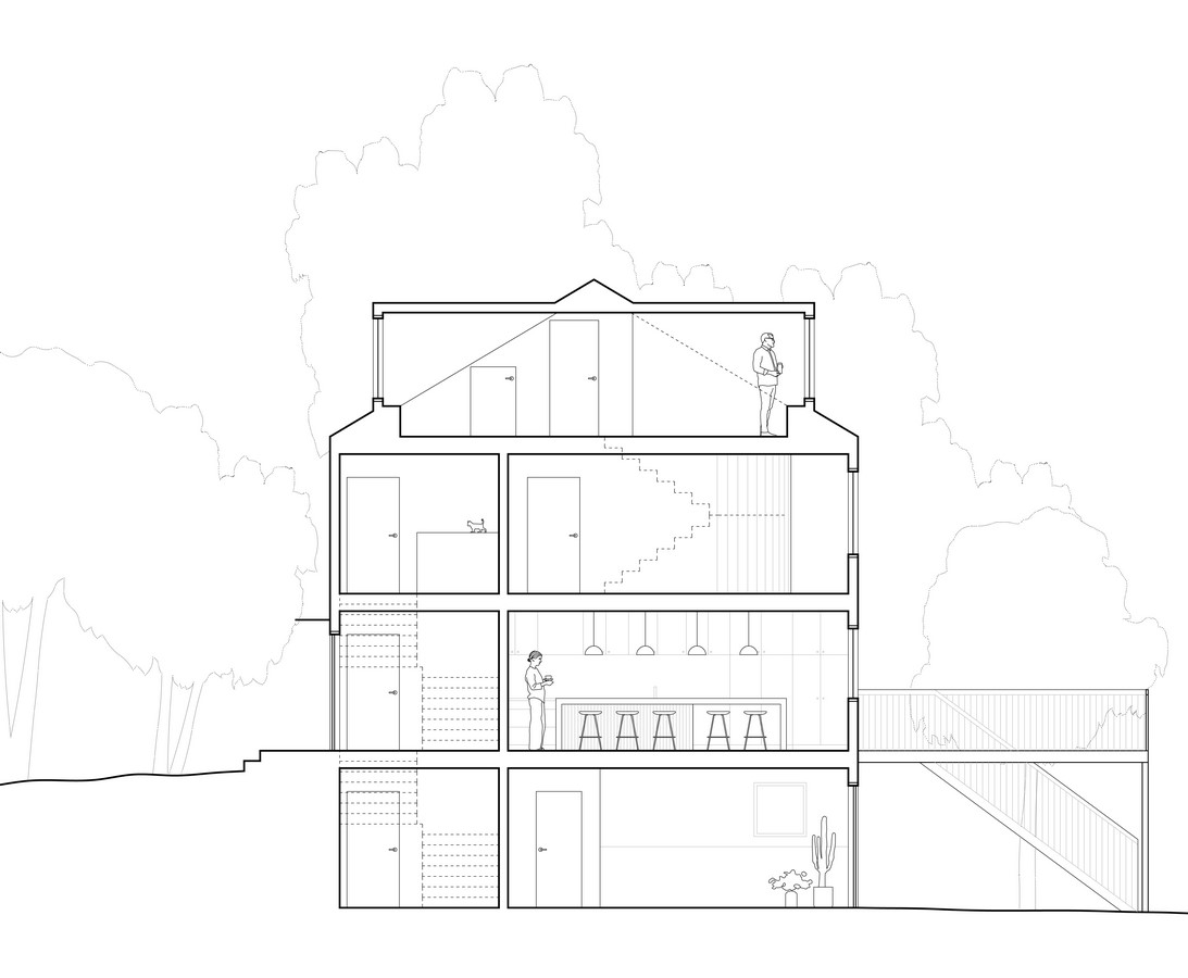 House with a Curved Stair by Primary Projects - Sheet8