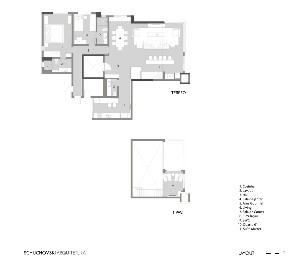 Apartamento ER by Schuchovski Arquitetura - Sheet13