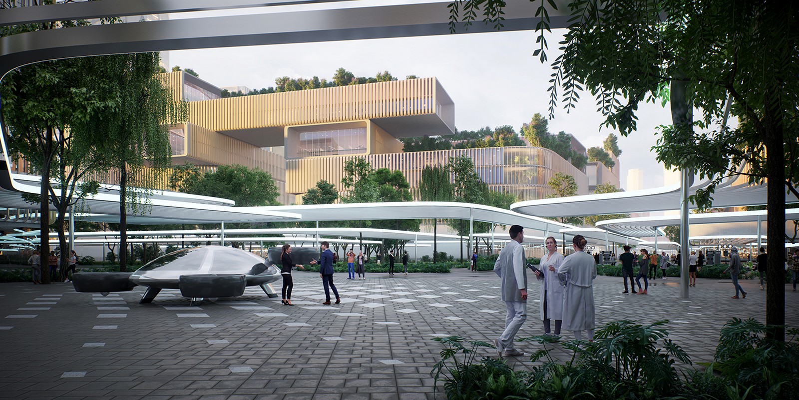 Huanggang Port Area in Shenzhen, China regenerated by Zaha Hadid Architects - Sheet3