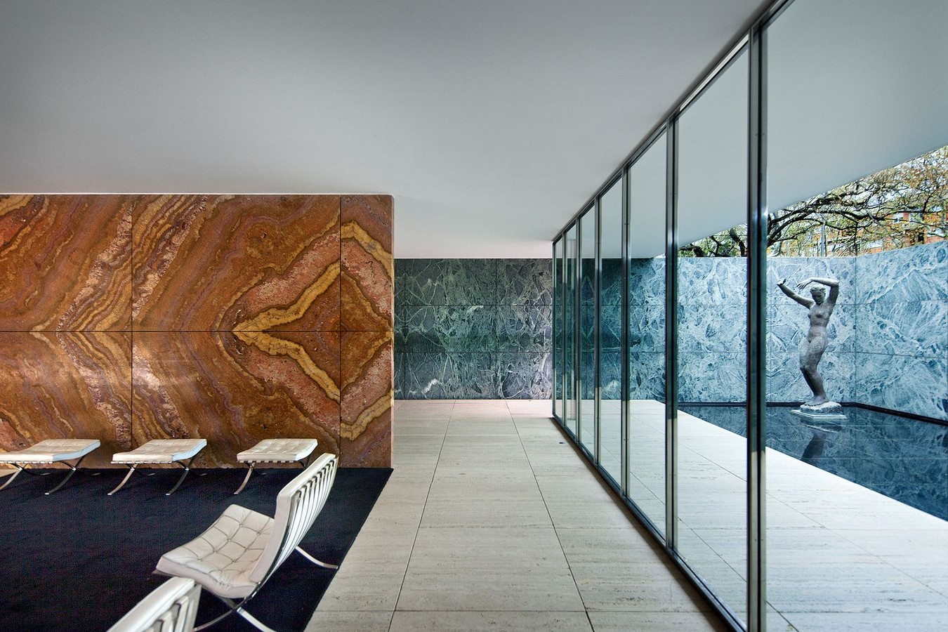 Barcelona Pavilion, Barcelona Spain by Ludwig Mies Van der Rohe -Sheet2