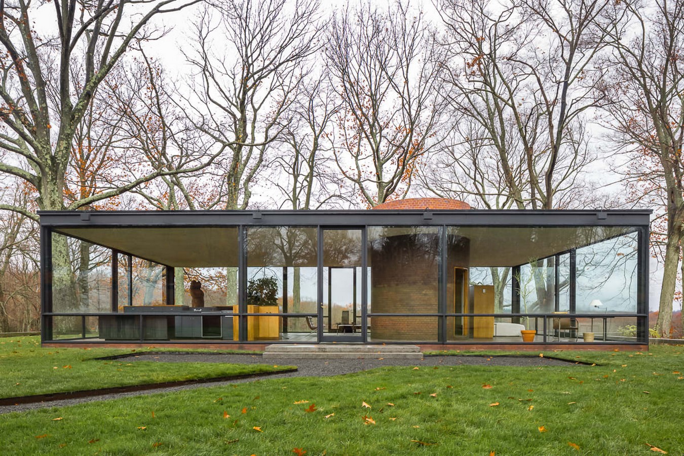 Glass House, Connecticut, USA by Philip Johnson - Sheet1
