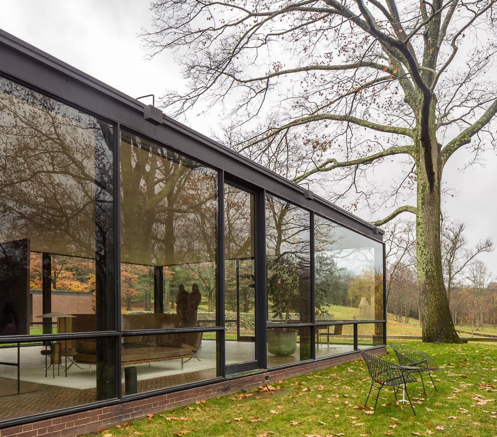 Glass House, Connecticut, USA by Philip Johnson - Sheet3