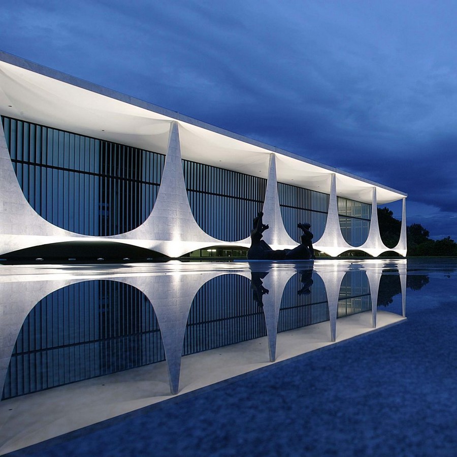 Palácio da Alvorada, Brazil by Oscar Niemeyer, 1958  - Sheet1