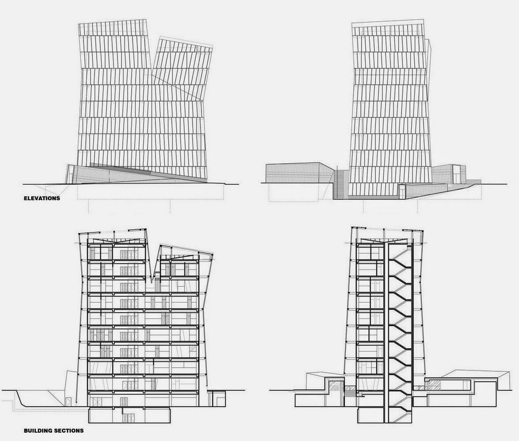 Alejandro Aravena's Siamese Towers, Pontifical Catholic University of Chile (2005) - Sheet5
