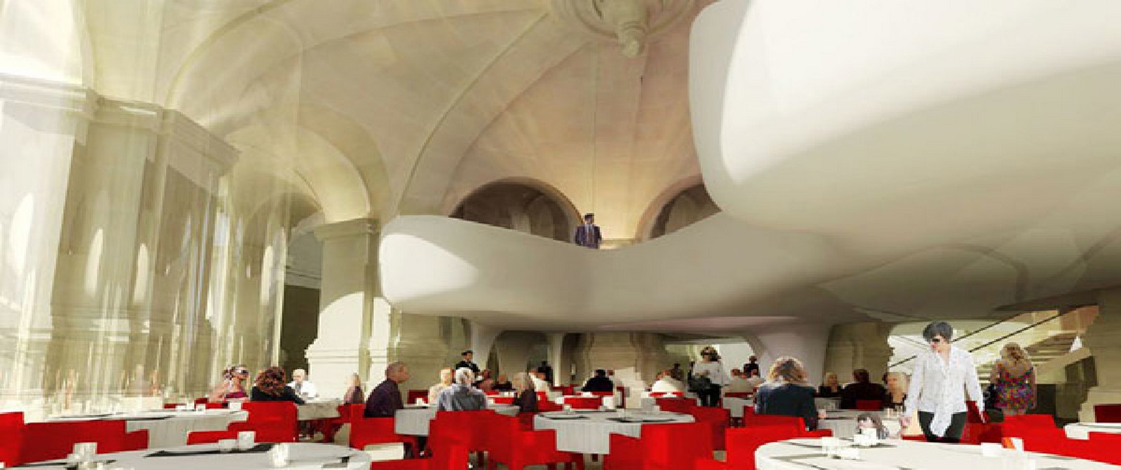 Phantom Restaurant in Paris by Odile Decq - Sheet1