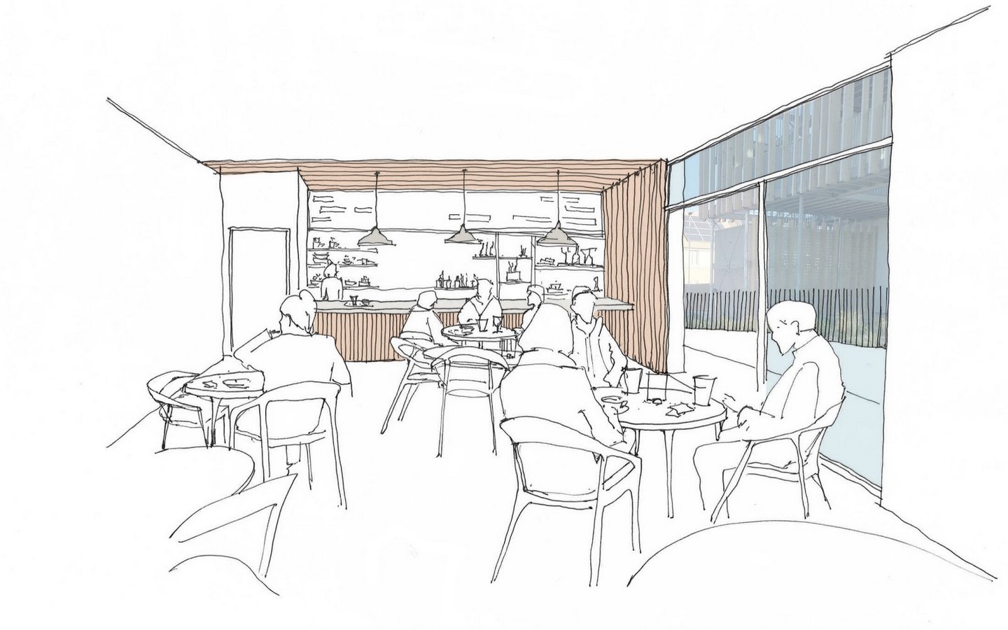 Elmsbrook Local Centre sketch_©www.adp-architecture.com
