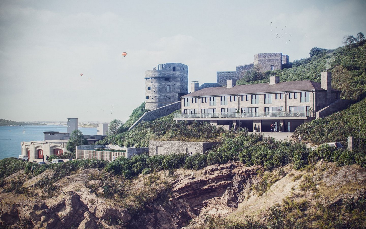 Fort Bovisand render_©www.adp-architecture.com