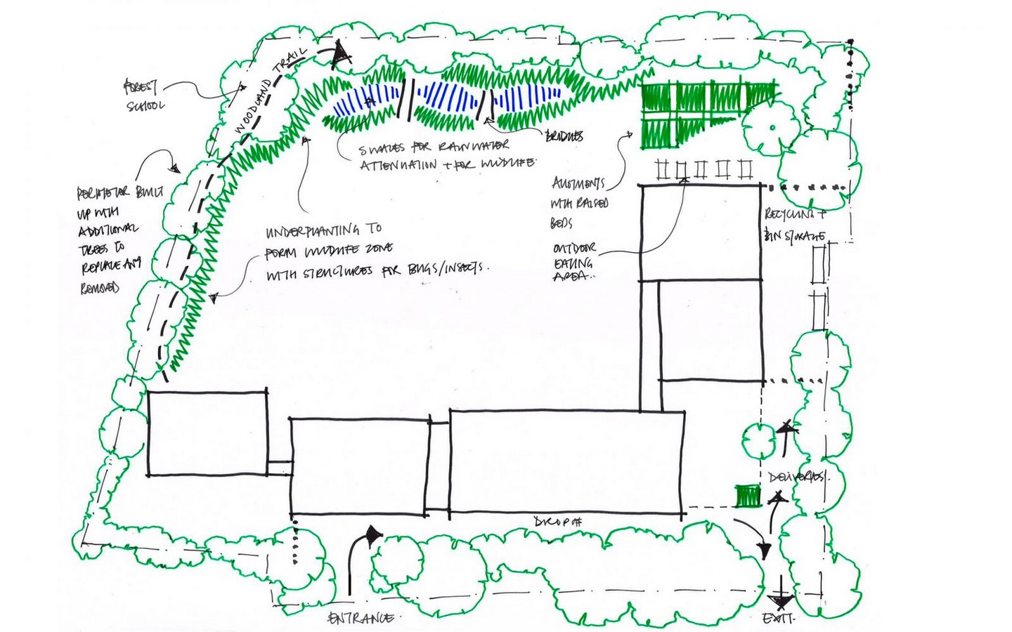 Durston House School site plan_©www.adp-architecture.com