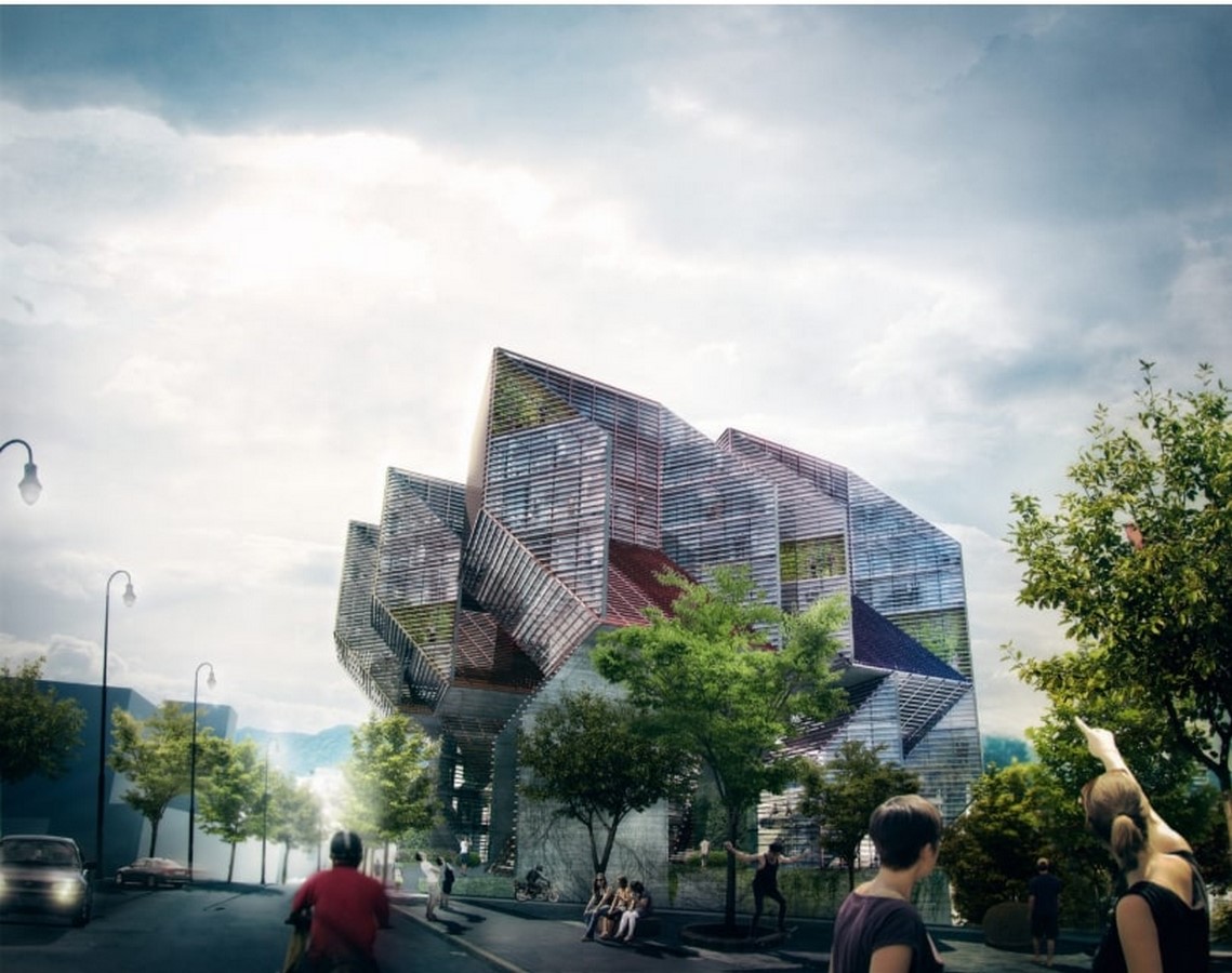 Costa Rica Congress Hall by CAZA: The Hypercube structure - Sheet1