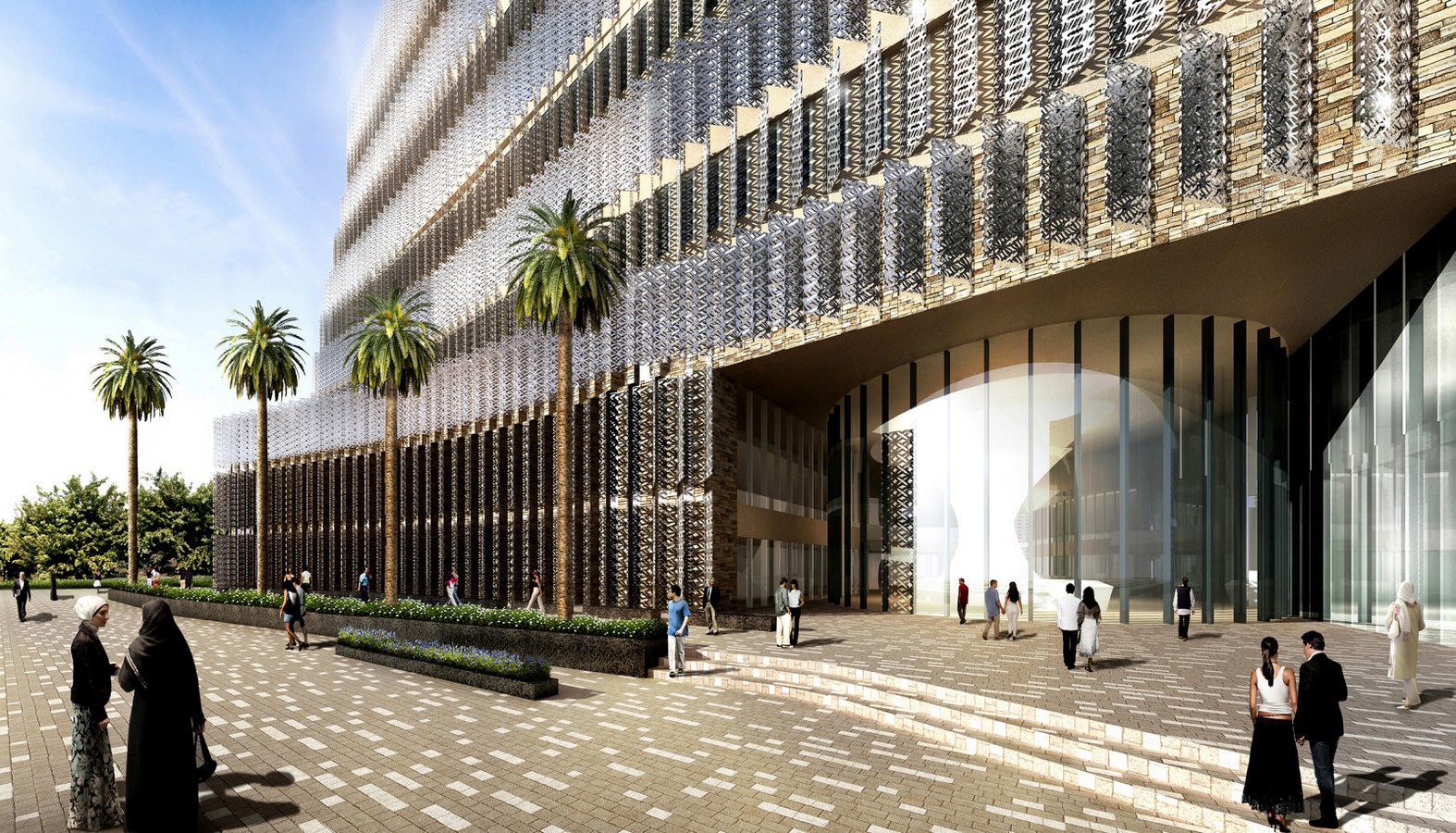 Hill county SEZ office complex in Hyderabad by SOM architects - Sheet1