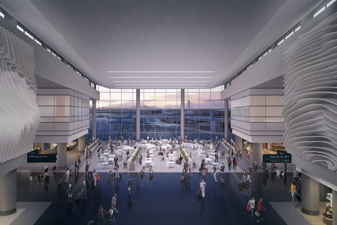Aviation and Transportation Projects by HOK- 15 Iconic Projects - Sheet17