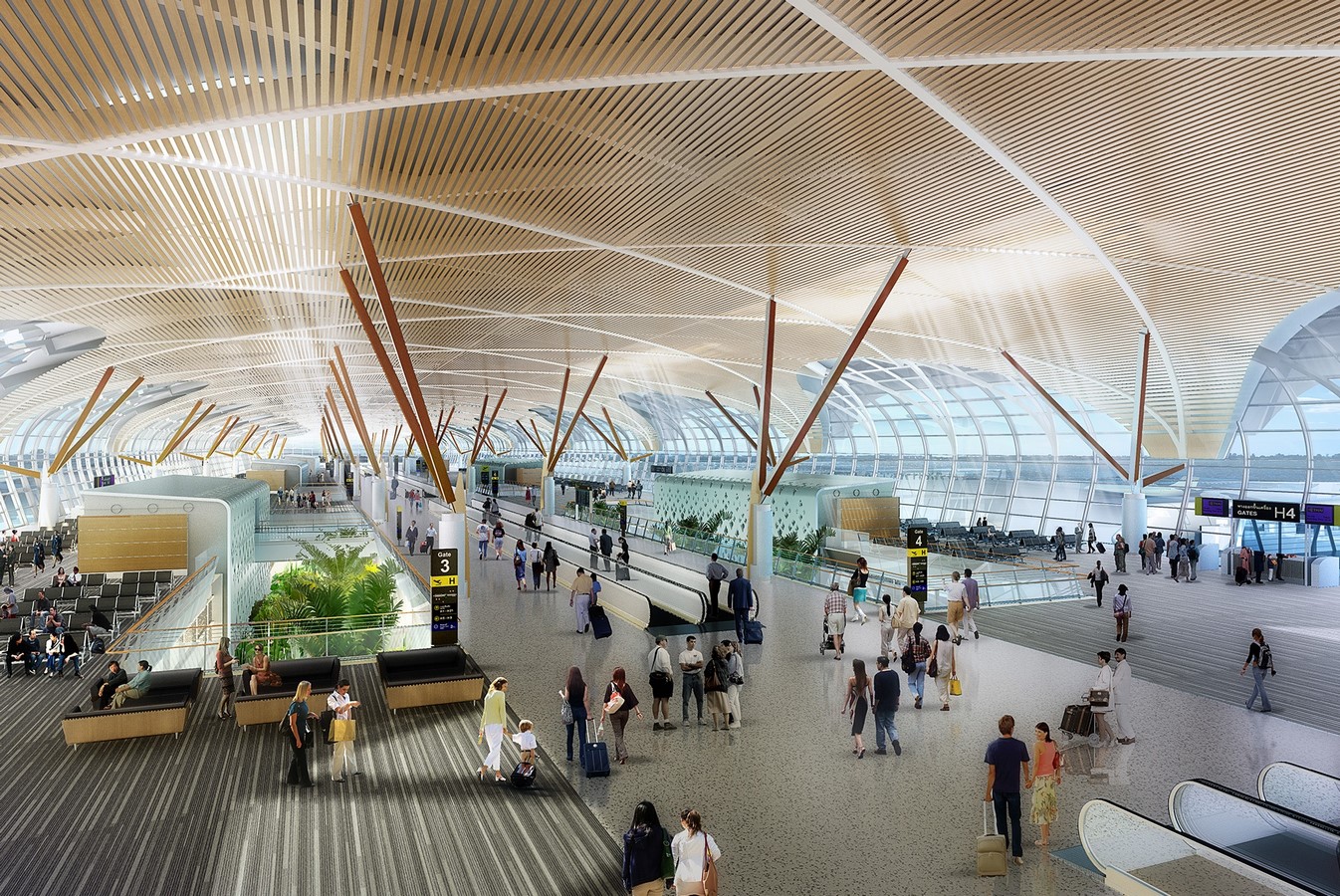 Aviation and Transportation Projects by HOK- 15 Iconic Projects - Sheet27