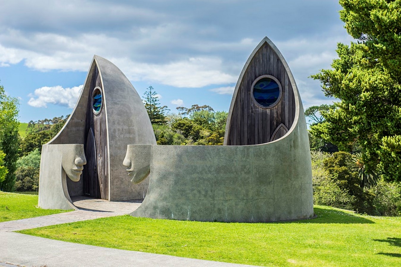 Public lavatories, Matakana, New Zealand