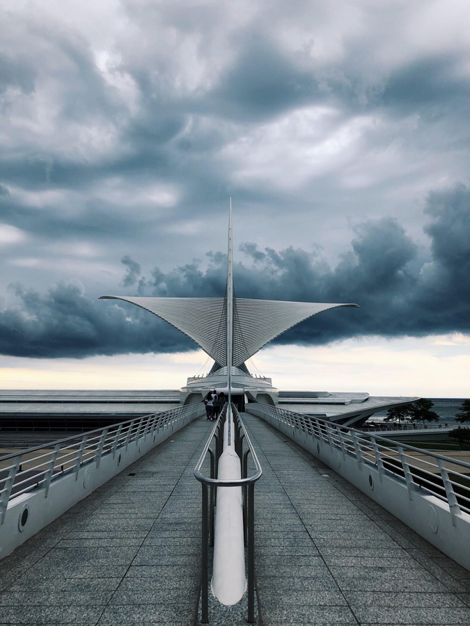 the pedestrian bridge <span style=