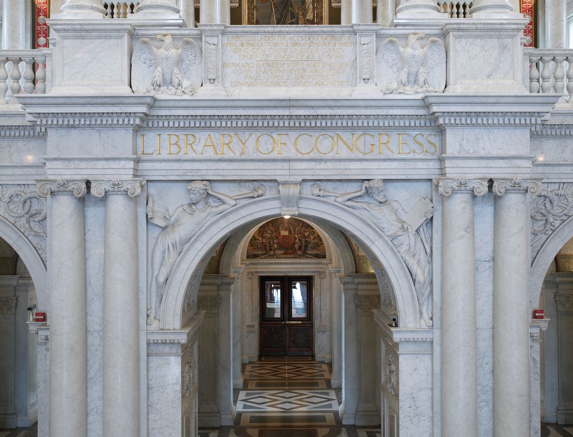 Thomas Jefferson Building: The oldest of the four United States Library - Sheet9