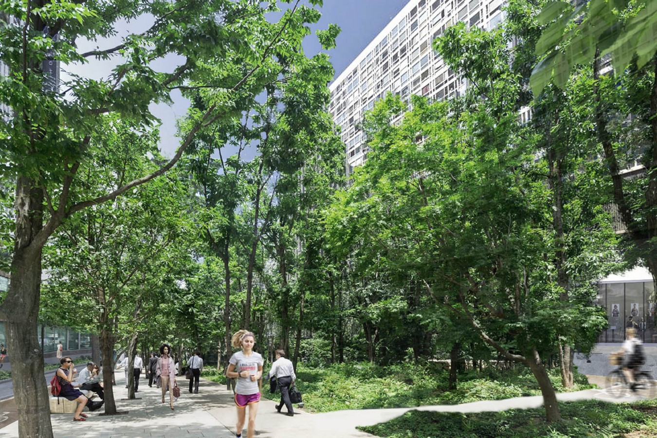Rehabilitation of the Maine-Montparnasse district by Lina Ghotmeh: Green heart for Parisians - Sheet10
