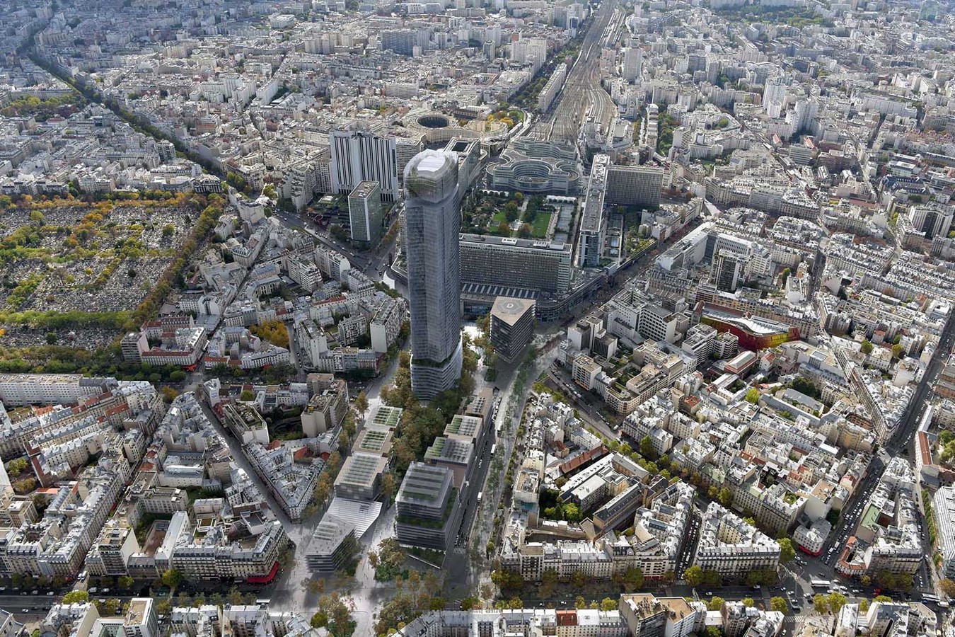Rehabilitation of the Maine-Montparnasse district by Lina Ghotmeh: Green heart for Parisians - Sheet12