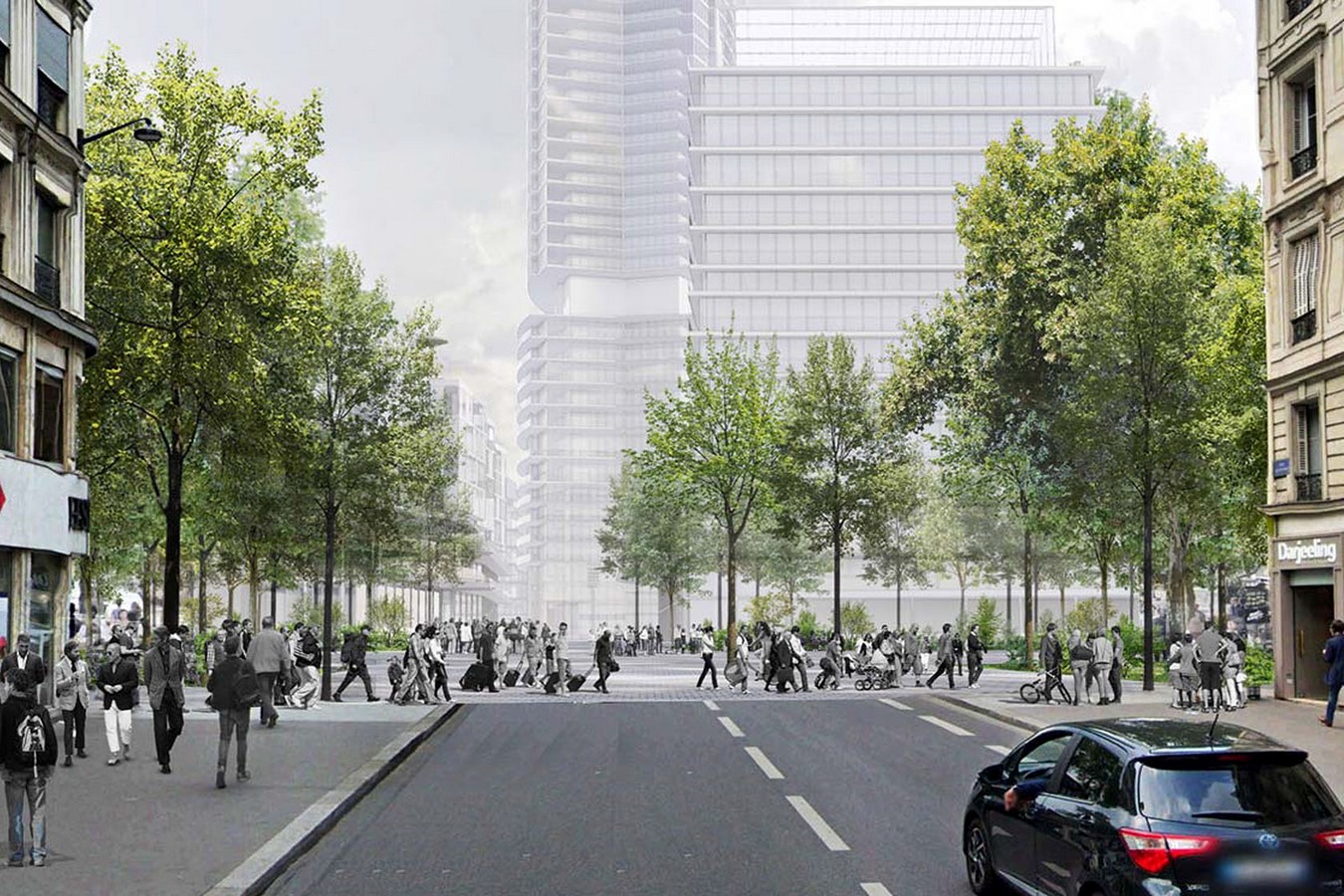 Rehabilitation of the Maine-Montparnasse district by Lina Ghotmeh: Green heart for Parisians - Sheet3