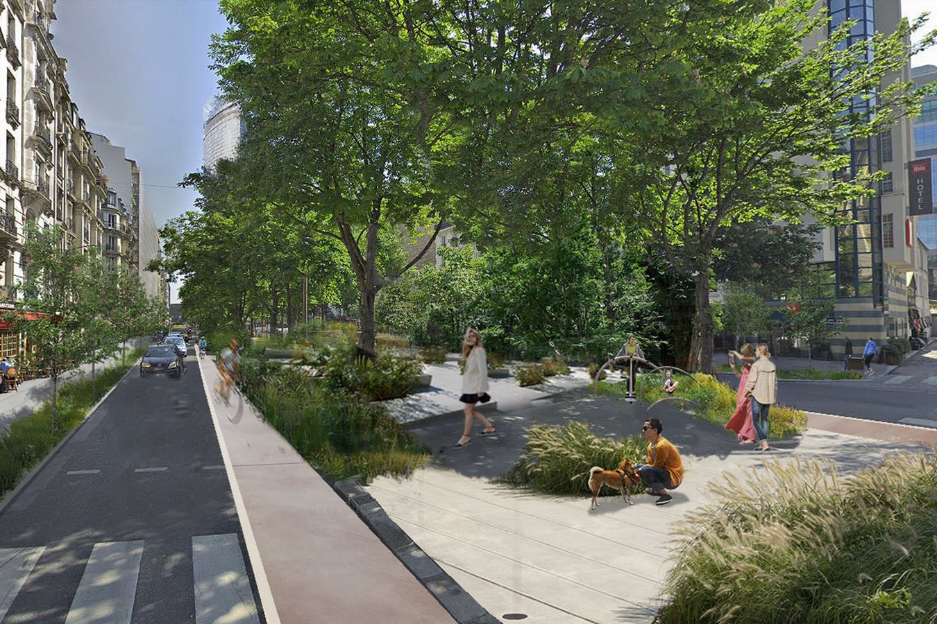 Rehabilitation of the Maine-Montparnasse district by Lina Ghotmeh: Green heart for Parisians - Sheet4