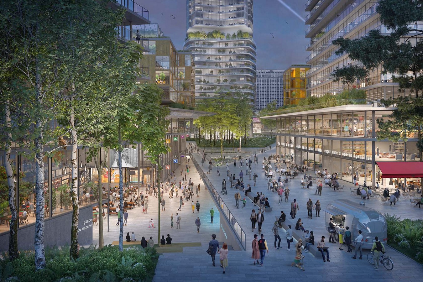 Rehabilitation of the Maine-Montparnasse district by Lina Ghotmeh: Green heart for Parisians - Sheet5