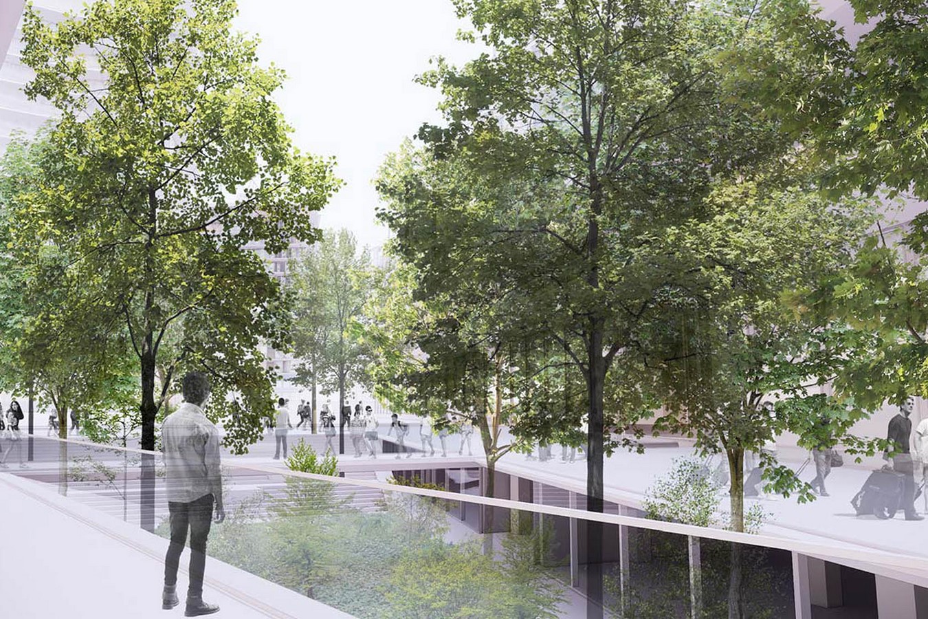 Rehabilitation of the Maine-Montparnasse district by Lina Ghotmeh: Green heart for Parisians - Sheet7