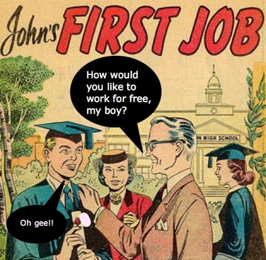 What does the practice of Unpaid Internships Signify to Budding Architecture - Sheet2