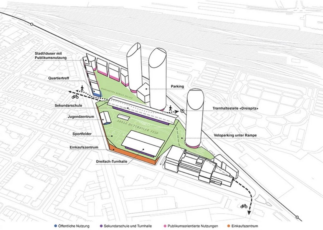 Dreispitz Nord district - Basel, Switzerland - Sheet1
