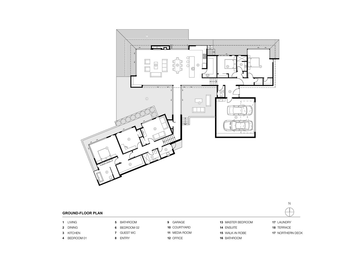 Hidden Hills Retreat By Condon Scott Architects - Sheet9