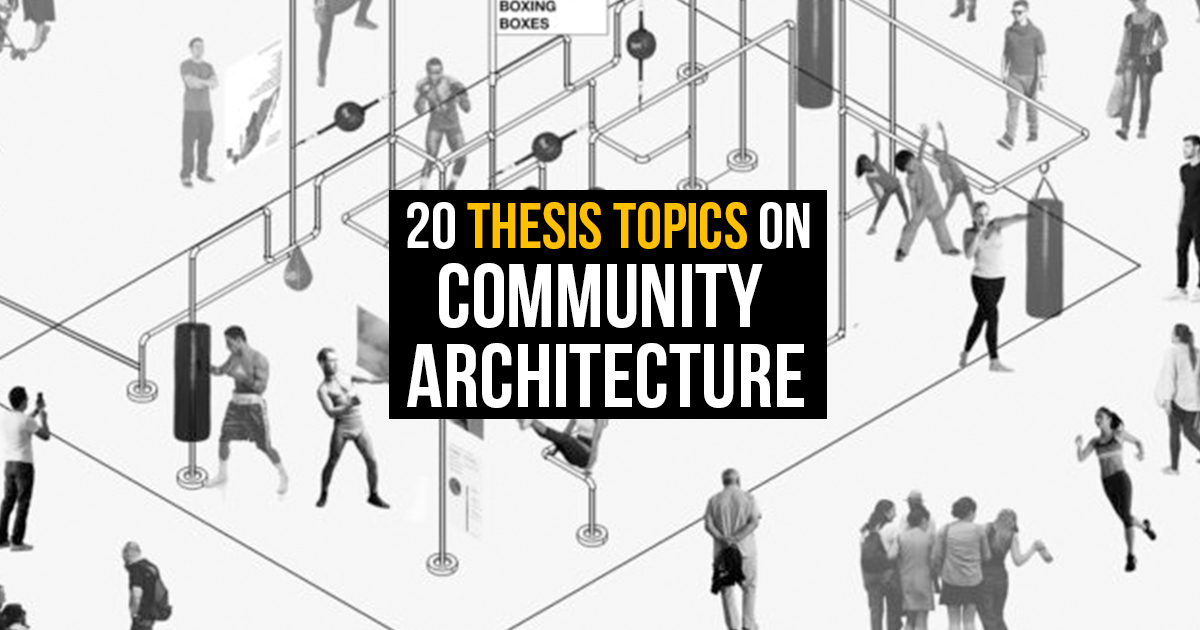 community based thesis topics