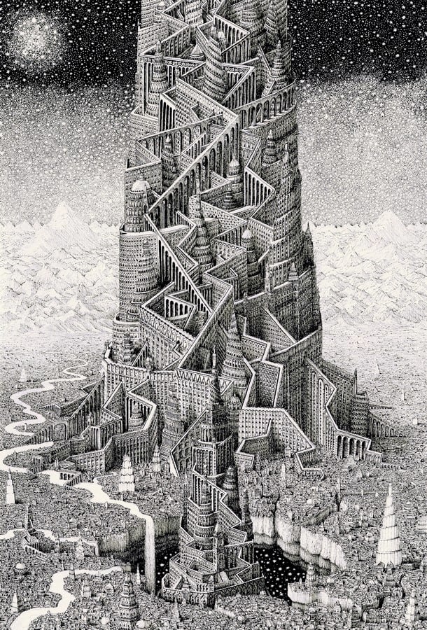 Artist Benjamin Sack and abstraction of cityscapes - Sheet2