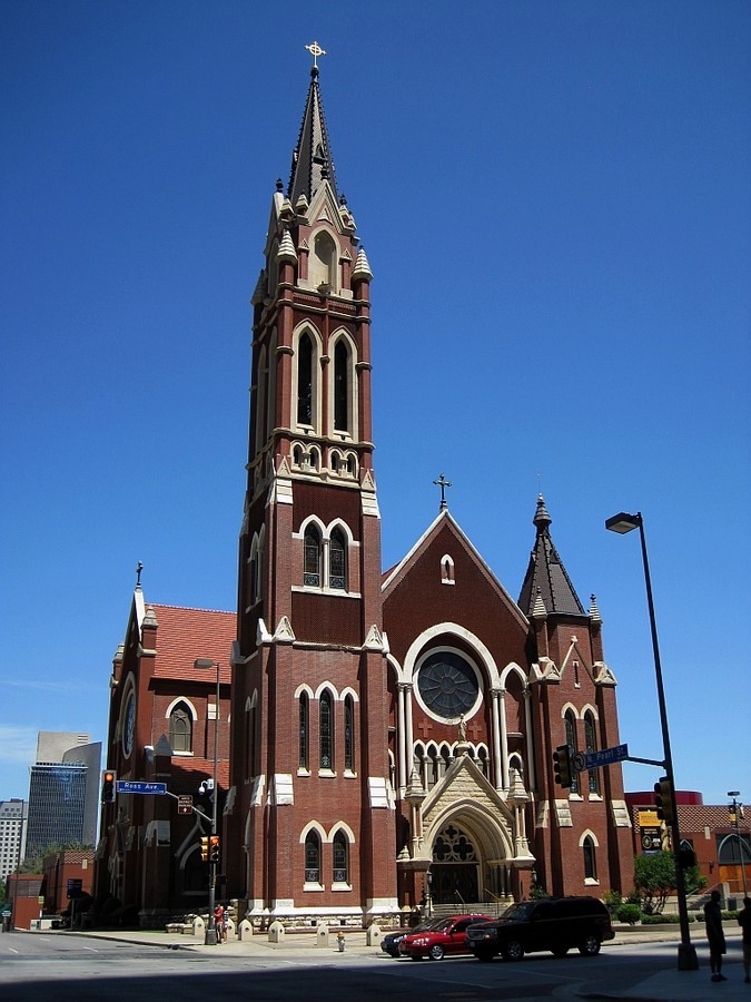 Places to visit in Dallas -Cathedral Santuario de Guadalupe, Designed by: Nicholas J. Clayton - Sheet1