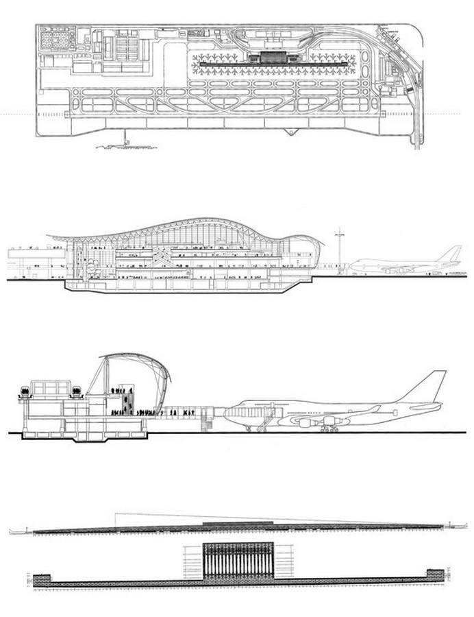 kansai international airport architecture