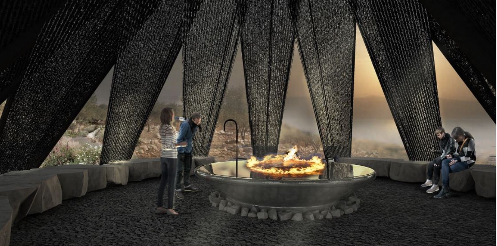Nomad pavilion by Dina Haddadin and Rasem Kamal: Shelter and Water collection unit in Jordanian desert - Sheet16