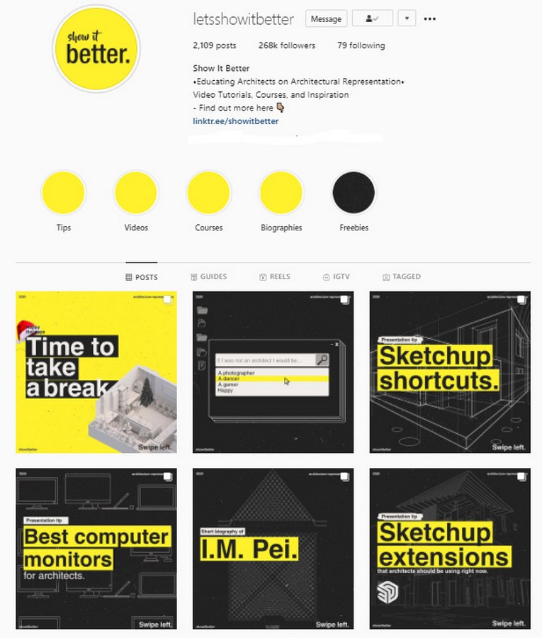 Architects meet Instagram - Sheet1