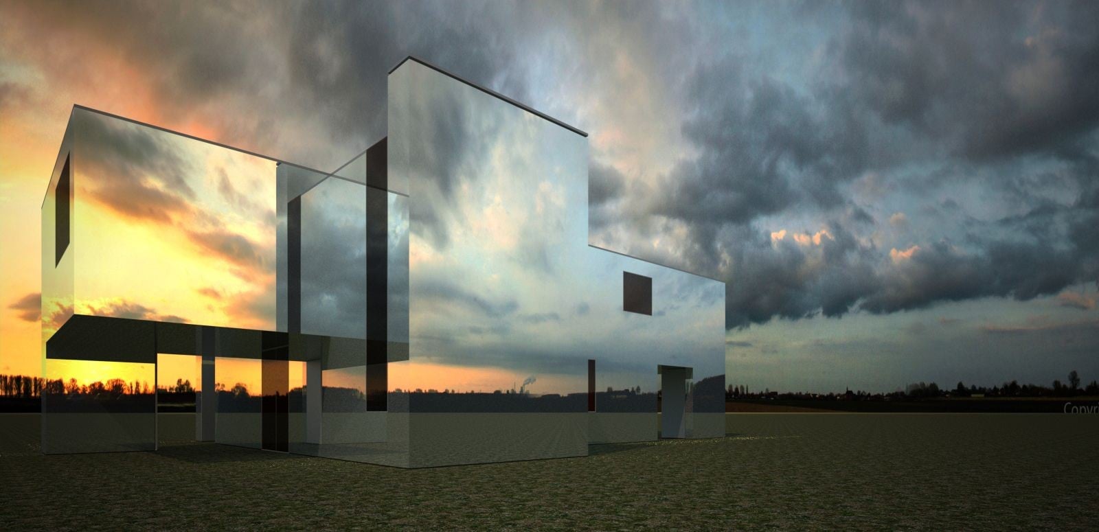 Mirror House by Pedro Joel Costa: The invisible building - Sheet1