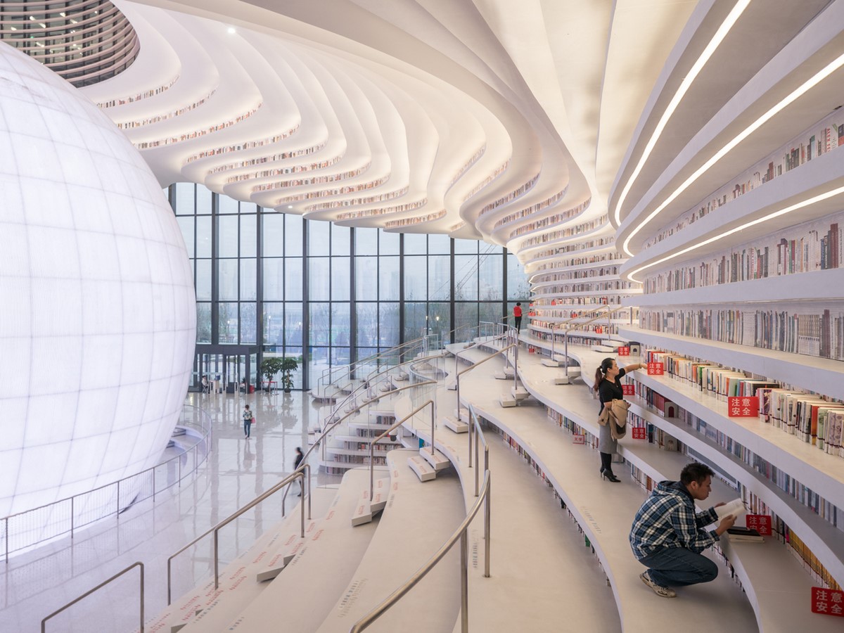Book lovers’ heaven: the Tianjin Binhai Library - Sheet3
