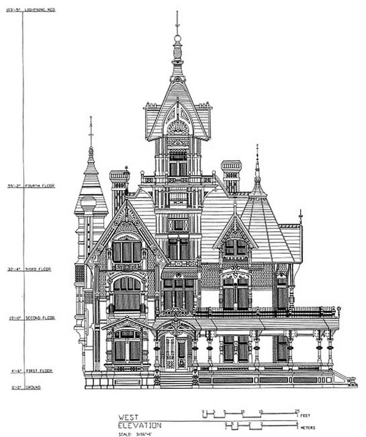 Carson Mansion, California, USA - Sheet2