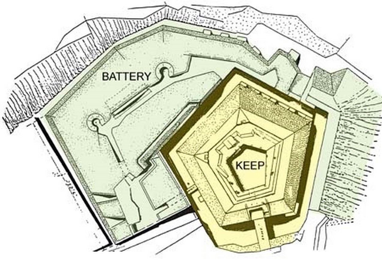 The polygonal fort is the type of fortification that originated in the late 18th century in response to the vulnerabilities of star forts. This type of fortification saw the evolution of the forts into a bastion less system. The bastion was no longer the most significant element needed to protect the curtain wall. - Sheet8