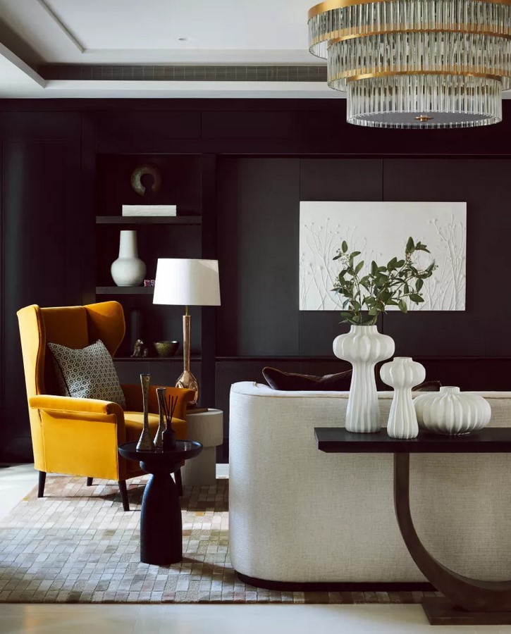 Sculptural Table and Floor Lamps