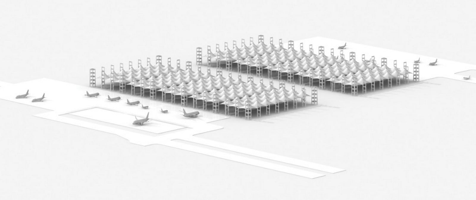 The Hajj Terminal at King Abdulaziz International Airport Image Source – ©Bryan Christie Design