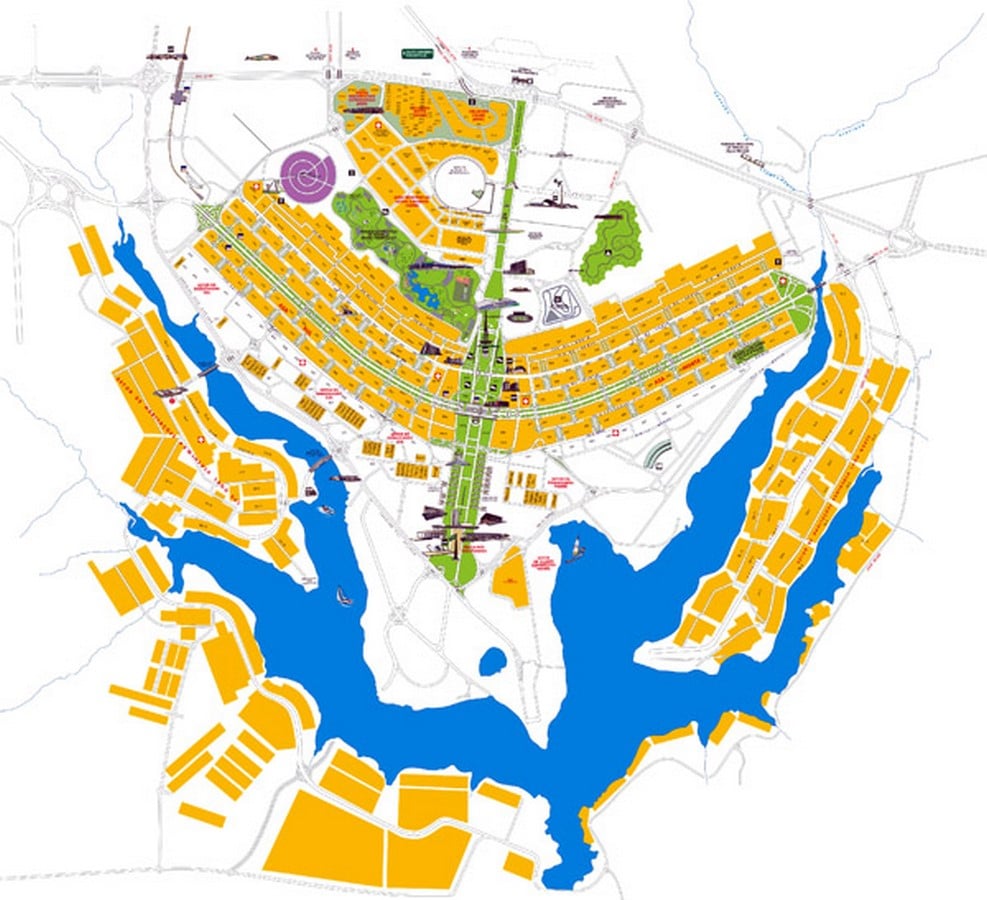 Brasilia Master Plan Image Source<strong> –</strong> ©http://www.vidiani.com/
